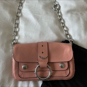 Zadig & Voltaire dusty pink clutch NEVER BEEN USED